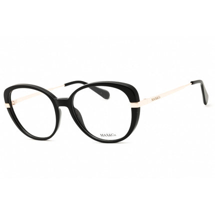 Max & Co Women's Eyeglasses - Shiny Black Injected Propionate Frame | MO5112 001 ,