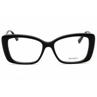 Max & Co Women's Eyeglasses - Rectangular Shiny Black Acetate Frame | MO5132 001 ,