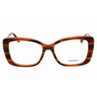 Max & Co Women's Eyeglasses - Rectangular Orange/Black Acetate Frame | MO5132 044 ,