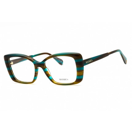 Max & Co Women's Eyeglasses - Light Green/Blue/Brown Full Rim Frame | MO5132 095 ,