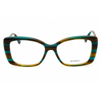 Max & Co Women's Eyeglasses - Light Green/Blue/Brown Full Rim Frame | MO5132 095 ,