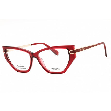Max & Co Women's Eyeglasses - Shiny Bordeaux Injected Propionate Frame | MO5170 069 ,