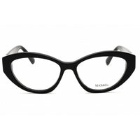 Max & Co Women's Eyeglasses - Cat Eye Shape Shiny Black Acetate Frame | MO5176 001 ,