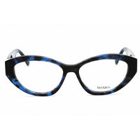Max & Co Women's Eyeglasses - Cat Eye Blue/Black Acetate Full Rim Frame | MO5176 055 ,
