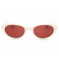 Max & Co Women's Sunglasses - White Injected Propionate Cat Eye Full Rim | MO0077 21S ,