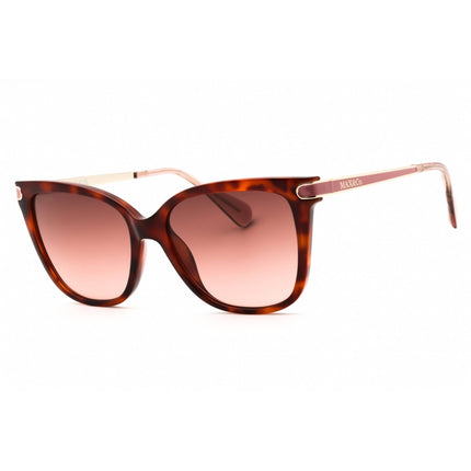 Max & Co Women's Sunglasses - Dark Havana Injected Propionate Cat Eye | MO0100 52F ,
