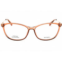 Max & Co Women's Eyeglasses - Shiny Light Brown Cat Eye Full Rim Frame | MO5083 045 ,