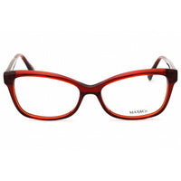 Max & Co Women's Eyeglasses - Shiny Red Acetate Cat Eye Full Rim Frame | MO5127 066 ,