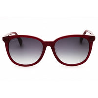Max Mara Women's Sunglasses - Shiny Red Acetate Square Full Rim Frame | MM0022-F 66B ,