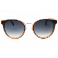 Max Mara Women's Sunglasses - Shiny Beige Acetate Round Full Rim Frame | MM0104-K 57B ,