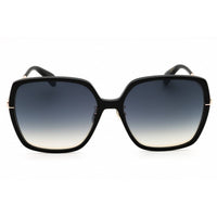 Max Mara Women's Sunglasses - Shiny Black Acetate Butterfly Full Rim | MM0112-K 01B ,