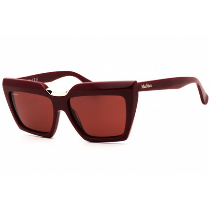 Max Mara Women's Sunglasses - Shiny Bordeaux Acetate Cat Eye Full Rim | MM0137 69S ,