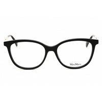 Max Mara Women's Eyeglasses - Shiny Black Acetate Cat Eye Full Rim Frame | MM5008 001 ,