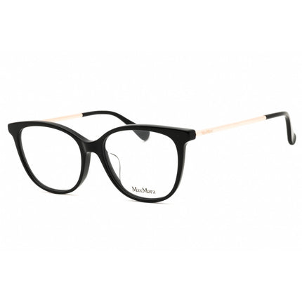 Max Mara Women's Eyeglasses - Shiny Black Acetate Cat Eye Full Rim | MM5008-F 001 ,