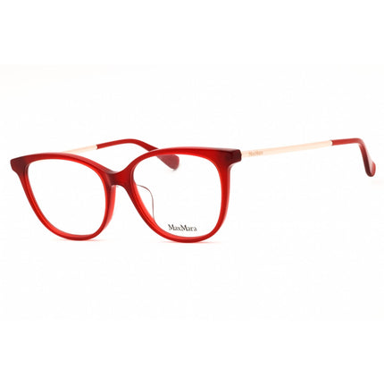 Max Mara Women's Eyeglasses - Shiny Red Acetate Cat Eye Full Rim Frame | MM5008-F 066 ,