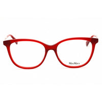 Max Mara Women's Eyeglasses - Shiny Red Acetate Cat Eye Full Rim Frame | MM5008-F 066 ,