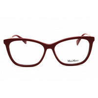 Max Mara Women's Eyeglasses - Shiny Red Acetate Cat Eye Full Rim Frame | MM5009 066 ,