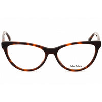 Max Mara Women's Eyeglasses - Dark Havana Acetate Cat Eye Full Rim Frame | MM5011 052 ,
