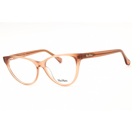 Max Mara Women's Eyeglasses - Shiny Pink Acetate Cat Eye Full Rim Frame | MM5011 072 ,