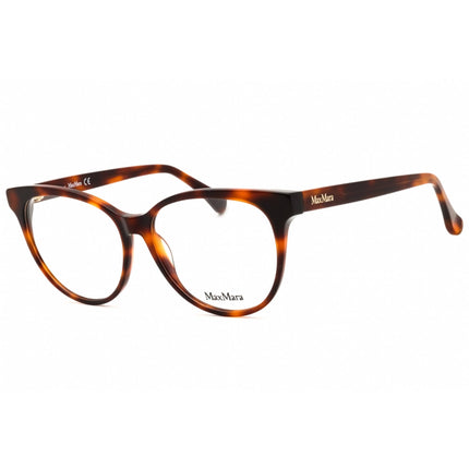 Max Mara Women's Eyeglasses - Dark Havana Acetate Cat Eye Full Rim Frame | MM5012 052 ,
