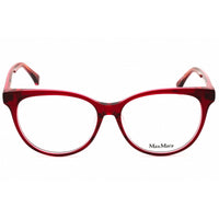 Max Mara Women's Eyeglasses - Shiny Red Acetate Cat Eye Full Rim Frame | MM5012 066 ,