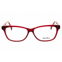 Max Mara Women's Eyeglasses - Bordeaux/Other Acetate Rectangular Frame | MM5013 071 ,