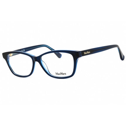Max Mara Women's Eyeglasses - Blue/Other Acetate Cat Eye Full Rim Frame | MM5013 092 ,