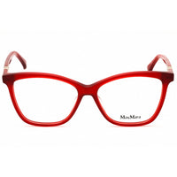 Max Mara Women's Eyeglasses - Shiny Red Acetate Cat Eye Full Rim Frame | MM5017 066 ,