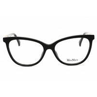 Max Mara Women's Eyeglasses - Shiny Black Acetate Cat Eye Full Rim Frame | MM5018 001 ,