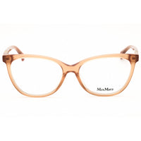Max Mara Women's Eyeglasses - Shiny Light Brown Acetate Cat Eye Full Rim | MM5018 045 ,