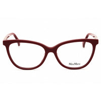 Max Mara Women's Eyeglasses - Shiny Red Acetate Cat Eye Full Rim Frame | MM5018 066 ,