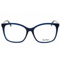 Max Mara Women's Eyeglasses - Shiny Blue Acetate Cat Eye Full Rim Frame | MM5023 090 ,