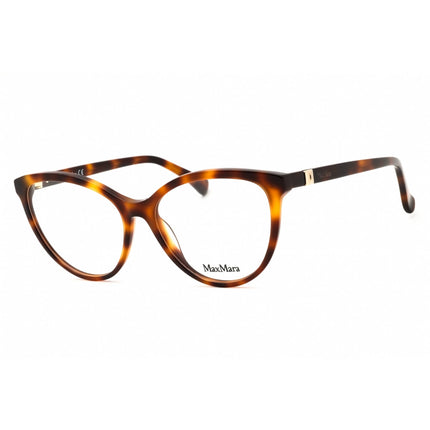 Max Mara Women's Eyeglasses - Dark Havana Acetate Cat Eye Full Rim Frame | MM5024 052 ,