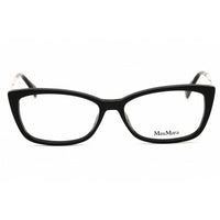 Max Mara Women's Eyeglasses - Shiny Black Acetate Cat Eye Full Rim Frame | MM5026 001 ,