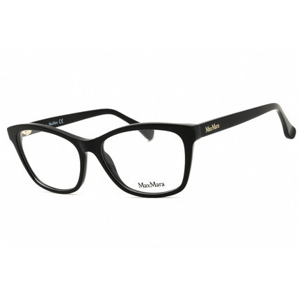 Max Mara Women's Eyeglasses - Shiny Black Acetate Cat Eye Full Rim Frame | MM5032 001 ,