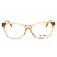 Max Mara Women's Eyeglasses - Shiny Light Brown Acetate Cat Eye Full Rim | MM5032 045 ,