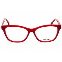 Max Mara Women's Eyeglasses - Shiny Red Acetate Cat Eye Full Rim Frame | MM5032 066 ,