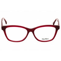 Max Mara Women's Eyeglasses - Shiny Red Acetate Cat Eye Full Rim Frame | MM5032-F 066 ,