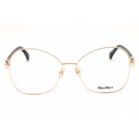 Max Mara Women's Eyeglasses - Pale Gold Metal Butterfly Full Rim Frame | MM5033 032 ,