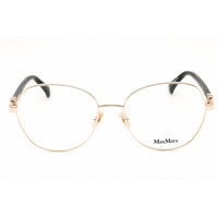 Max Mara Women's Eyeglasses - Pale Gold Metal Cat Eye Full Rim Frame | MM5034 032 ,