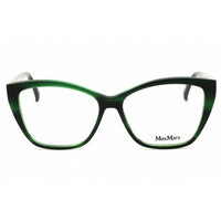 Max Mara Women's Eyeglasses - Dark Green/Other Acetate Cat Eye Full Rim | MM5036 098 ,
