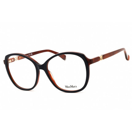 Max Mara Women's Eyeglasses - Blue/Other Acetate Cat Eye Full Rim Frame | MM5052 092 ,