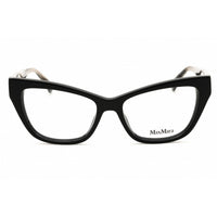 Max Mara Women's Eyeglasses - Black/Other Acetate Cat Eye Full Rim Frame | MM5053 005 ,