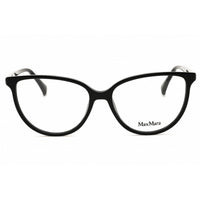 Max Mara Women's Eyeglasses - Shiny Black Acetate Cat Eye Full Rim Frame | MM5055 001 ,