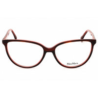 Max Mara Women's Eyeglasses - Shiny Bordeaux Acetate Cat Eye Full Rim | MM5055 069 ,