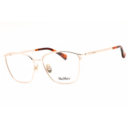 Max Mara Women's Eyeglasses - Shiny Rose Gold Select Cat Eye Full Rim | MM5056 028 ,