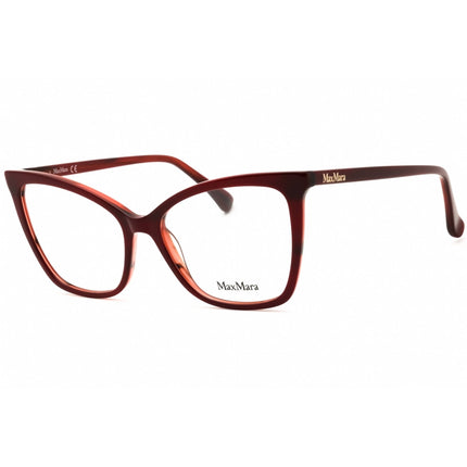 Max Mara Women's Eyeglasses - Bordeaux/Other Acetate Cat Eye Full Rim | MM5060 071 ,