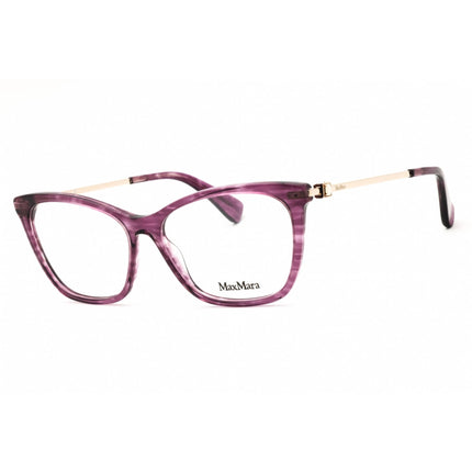 Max Mara Women's Eyeglasses - Violet/Other Acetate Cat Eye Full Rim Frame | MM5070 083 ,