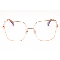 Max Mara Women's Eyeglasses - Pink Gold Metal Oversized Full Rim | MM5073-H-B 033 ,