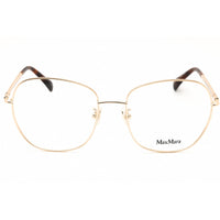 Max Mara Women's Eyeglasses - Pale Gold Metal Cat Eye Full Rim Frame | MM5077-H 032 ,
